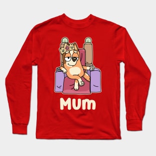 mum queen Long Sleeve T-Shirt